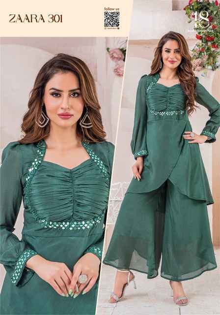 18 Attitude Zara Vol-3 Pure Chinon Readymade Dress (7 pcs Catalogue)