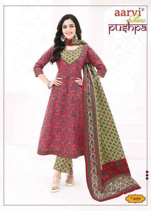 Aarvi Fashion Pushpa Vol-1 Anarkal Cotton Readymade Dress (8 pcs Catalogue)