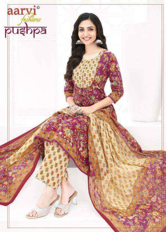 Aarvi Fashion Pushpa Vol-1 Anarkal Cotton Readymade Dress (8 pcs Catalogue)