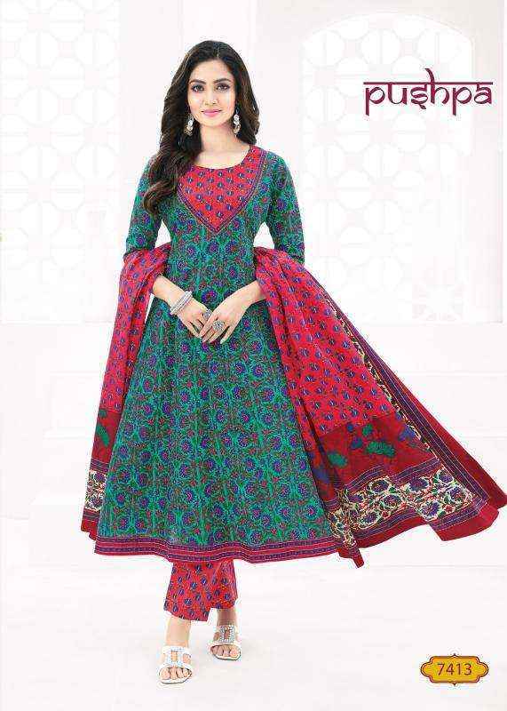 Aarvi Fashion Pushpa Vol-1 Anarkal Cotton Readymade Dress (8 pcs Catalogue)