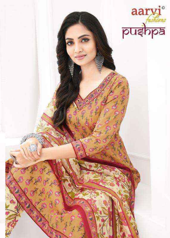 Aarvi Fashion Pushpa Vol-1 Anarkal Cotton Readymade Dress (8 pcs Catalogue)