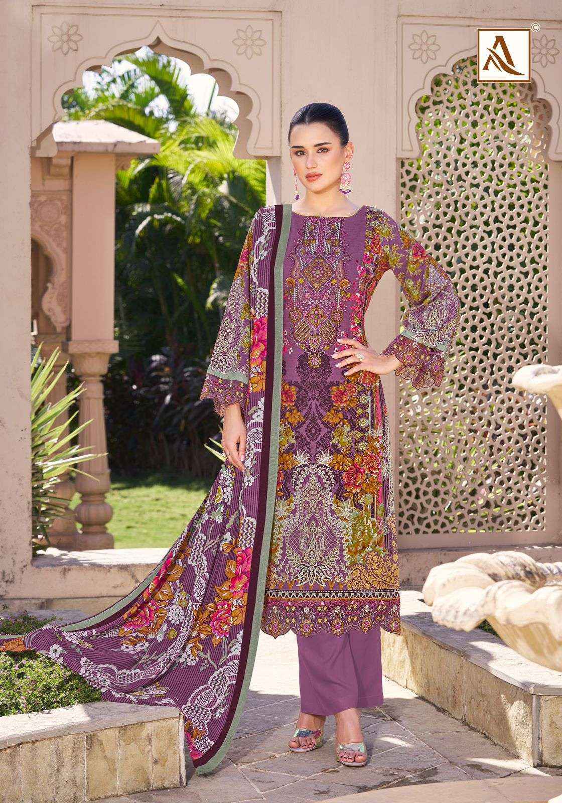 Alok Qurbat Vol-17 Cambric Cotton Dress Material (8 pcs Catalogue)
