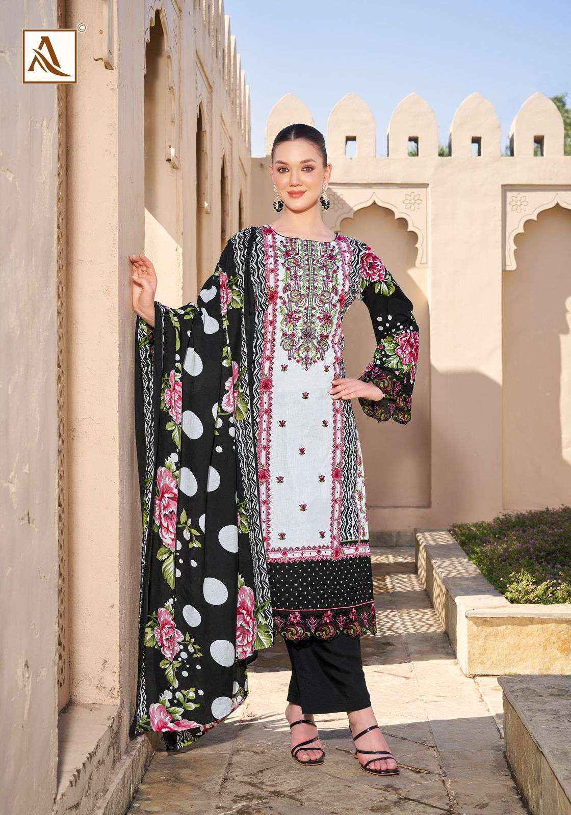 Alok Qurbat Vol-17 Cambric Cotton Dress Material (8 pcs Catalogue)