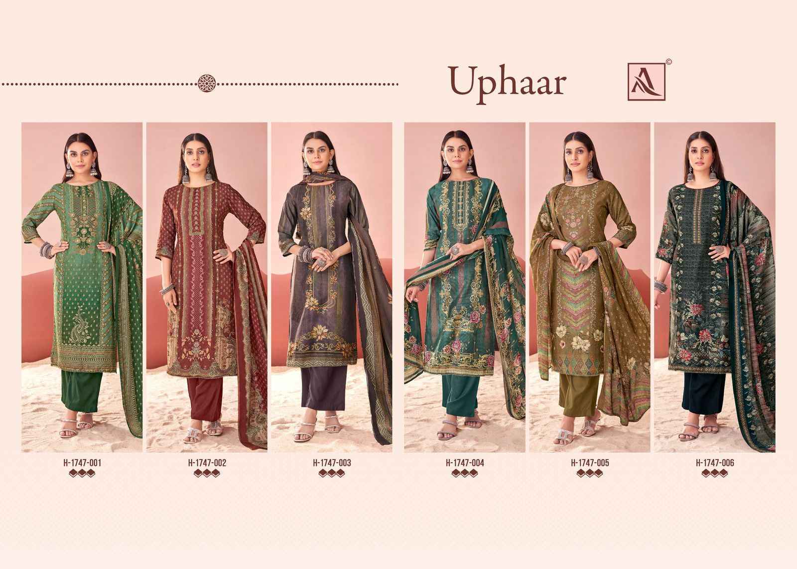 Alok Uphaar Viscouse Shimmer Dress Material Wholesale Online Mumbai