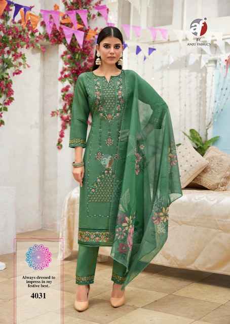 Anju Fabrics Sayara Vol-2 Shimmer Readymade Suit (5 pcs Catalogue)