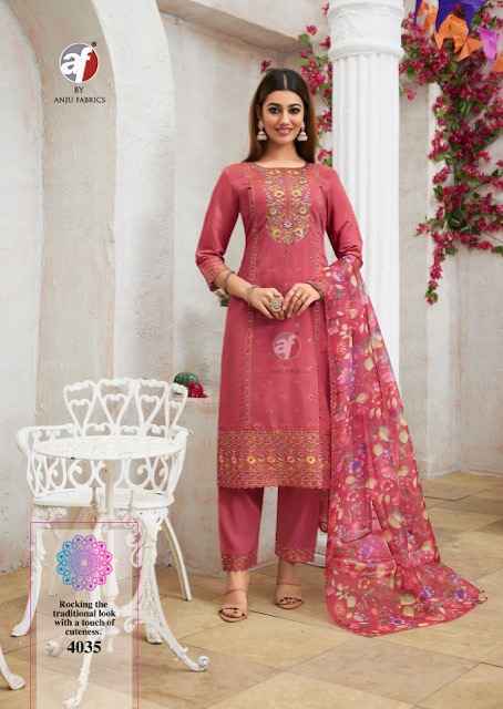 Anju Fabrics Sayara Vol-2 Shimmer Readymade Suit (5 pcs Catalogue)