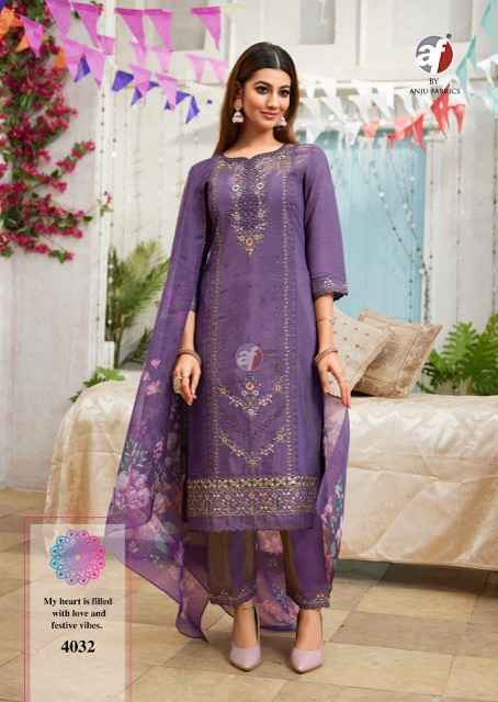 Anju Fabrics Sayara Vol-2 Shimmer Readymade Suit (5 pcs Catalogue)