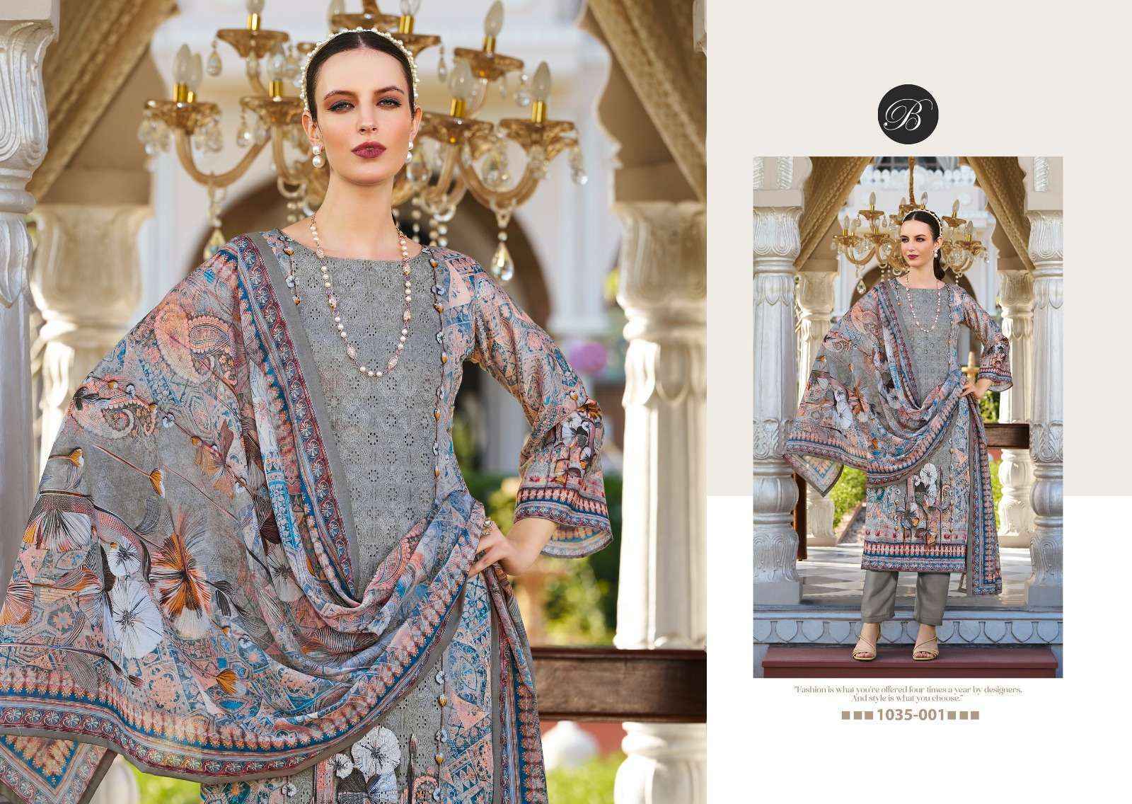 Belliza Albeli Jam Cotton Dress Material (6 pcs Catalogue)