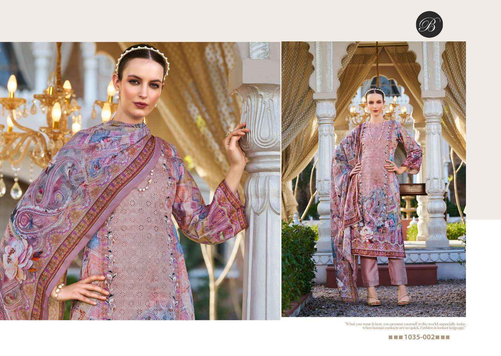 Belliza Albeli Jam Cotton Dress Material (6 pcs Catalogue)