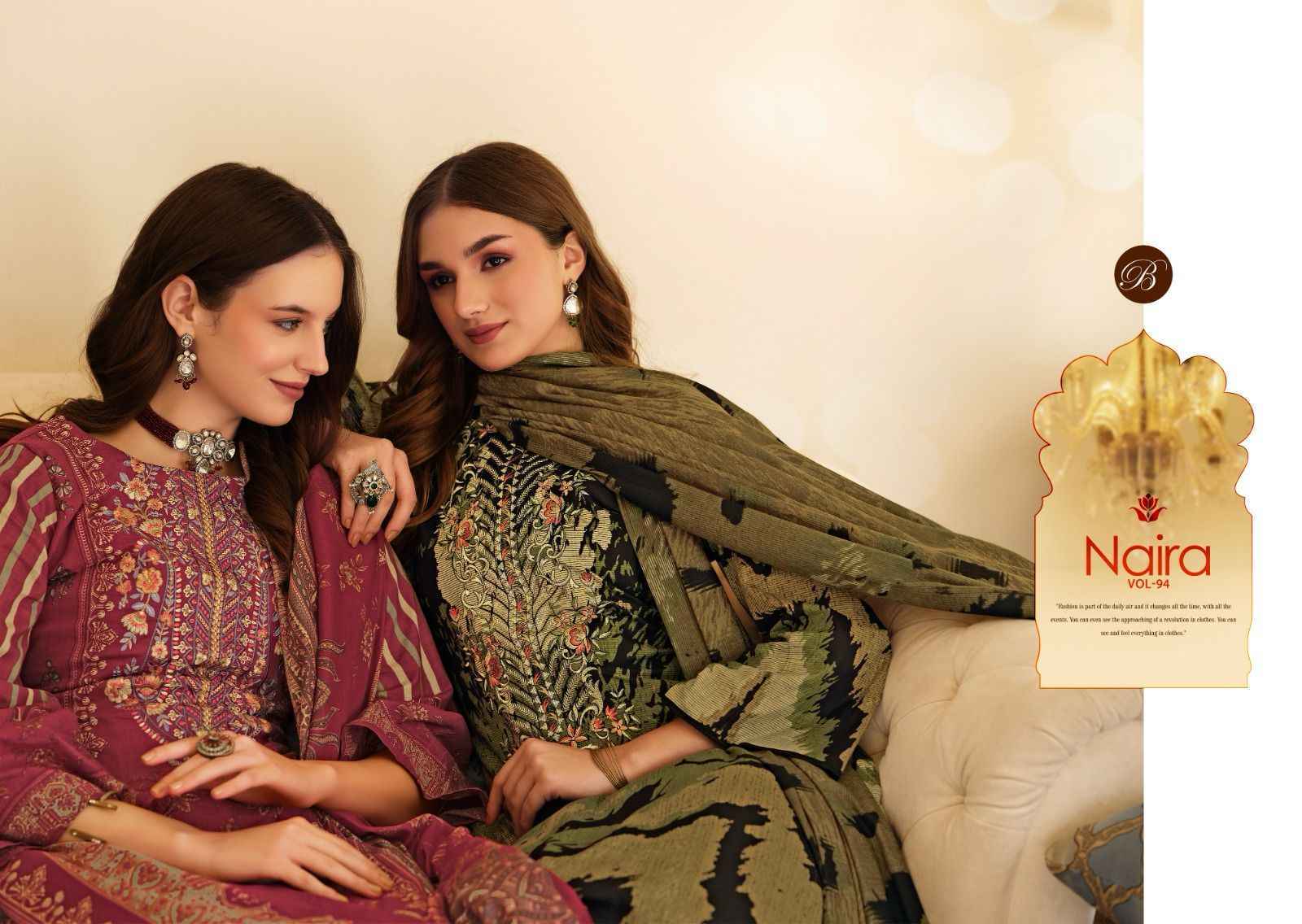 Belliza Naira Vol-94 Cotton Dress Material (8 pcs Cataloge