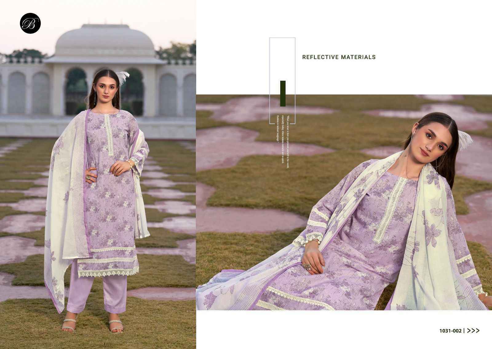 Belliza Raha Cotton Dress Material 6 pcs Catalogue