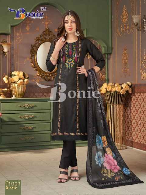 Bonie Farah Vol-1 Roman Readymade Suit (6 pcs Catalogue)