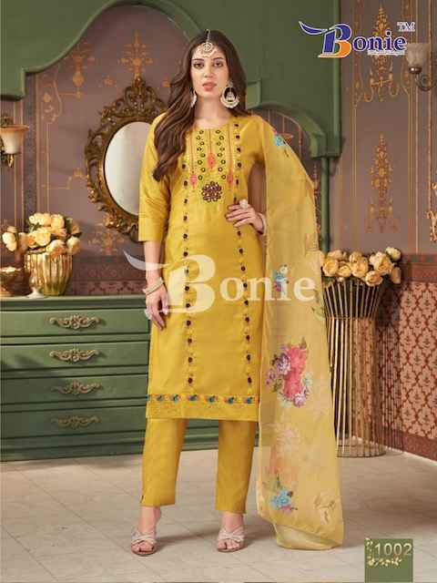 Bonie Farah Vol-1 Roman Readymade Suit (6 pcs Catalogue)