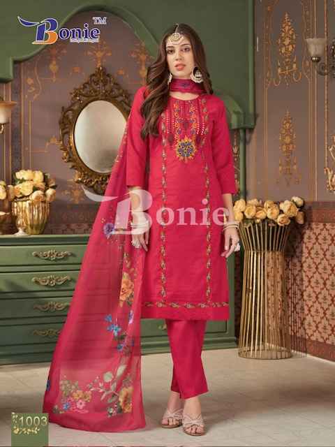Bonie Farah Vol-1 Roman Readymade Suit (6 pcs Catalogue)
