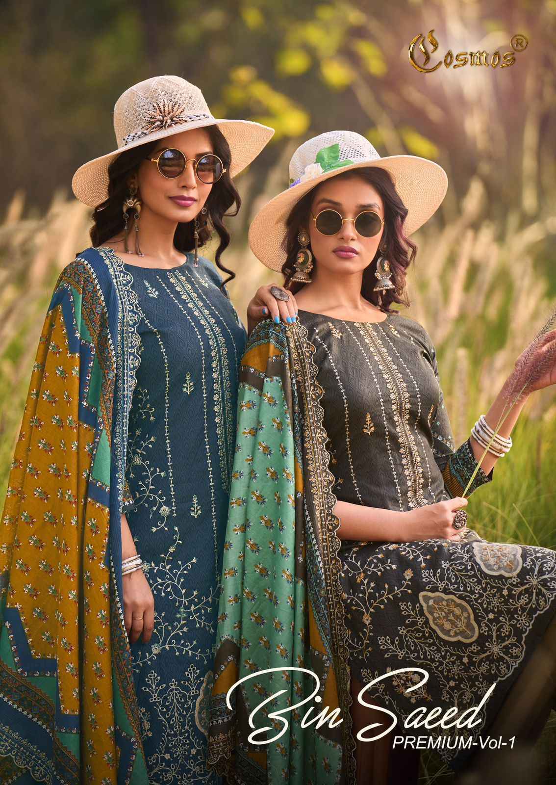 Cosmos Bin Saeed Premium Vol-1 Cotton Dress Material (6 pcs Catalogue)