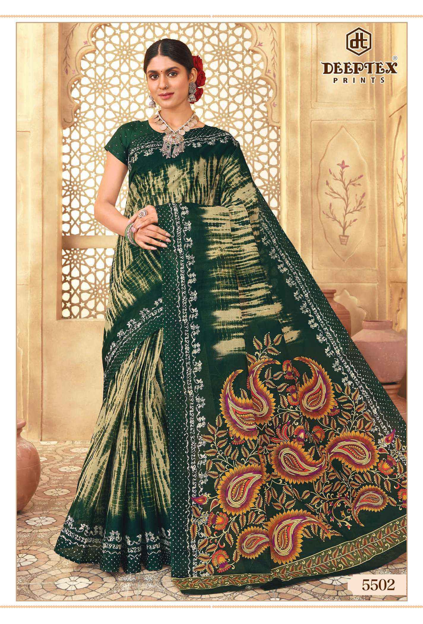 Deeptex Mother India Vol-55 Cotton Saree (30 pcs Catalogue)