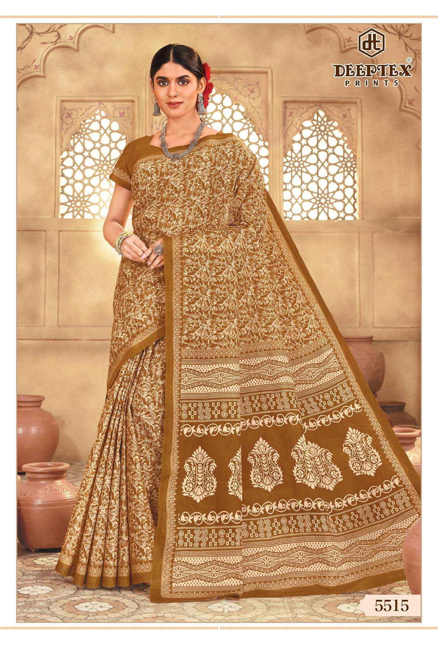 Deeptex Mother India Vol-55 Cotton Saree (30 pcs Catalogue)