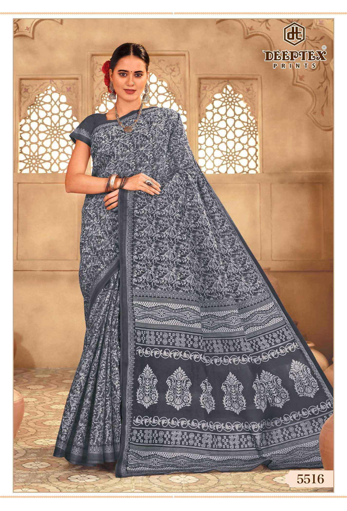 Deeptex Mother India Vol-55 Cotton Saree (30 pcs Catalogue)