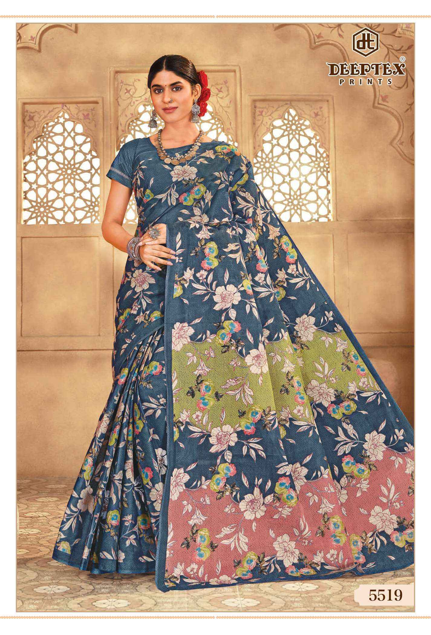 Deeptex Mother India Vol-55 Cotton Saree (30 pcs Catalogue)