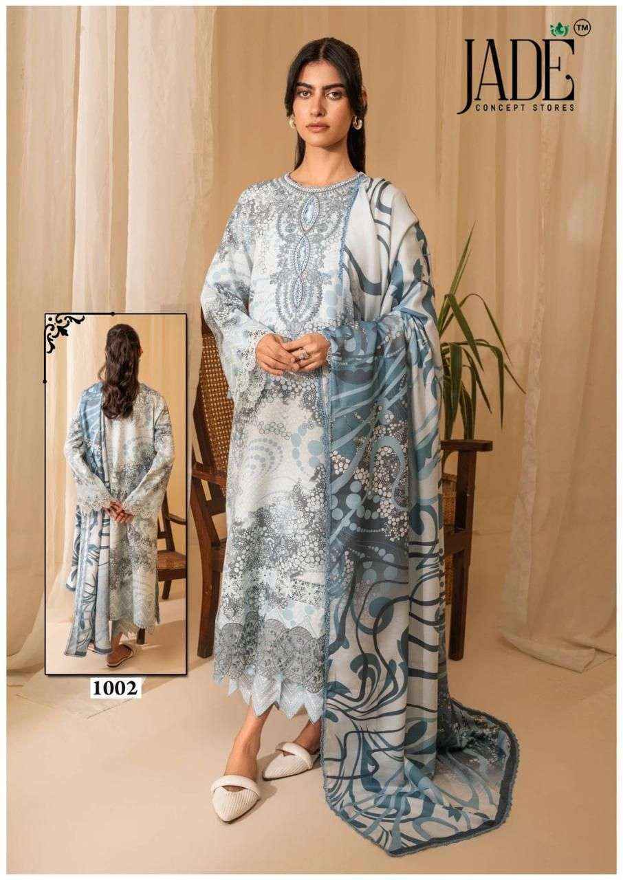Jade Bin Saeed Heavy Luxury Vol-10 Cotton Readymade Suit (6 pcs Catalogue)