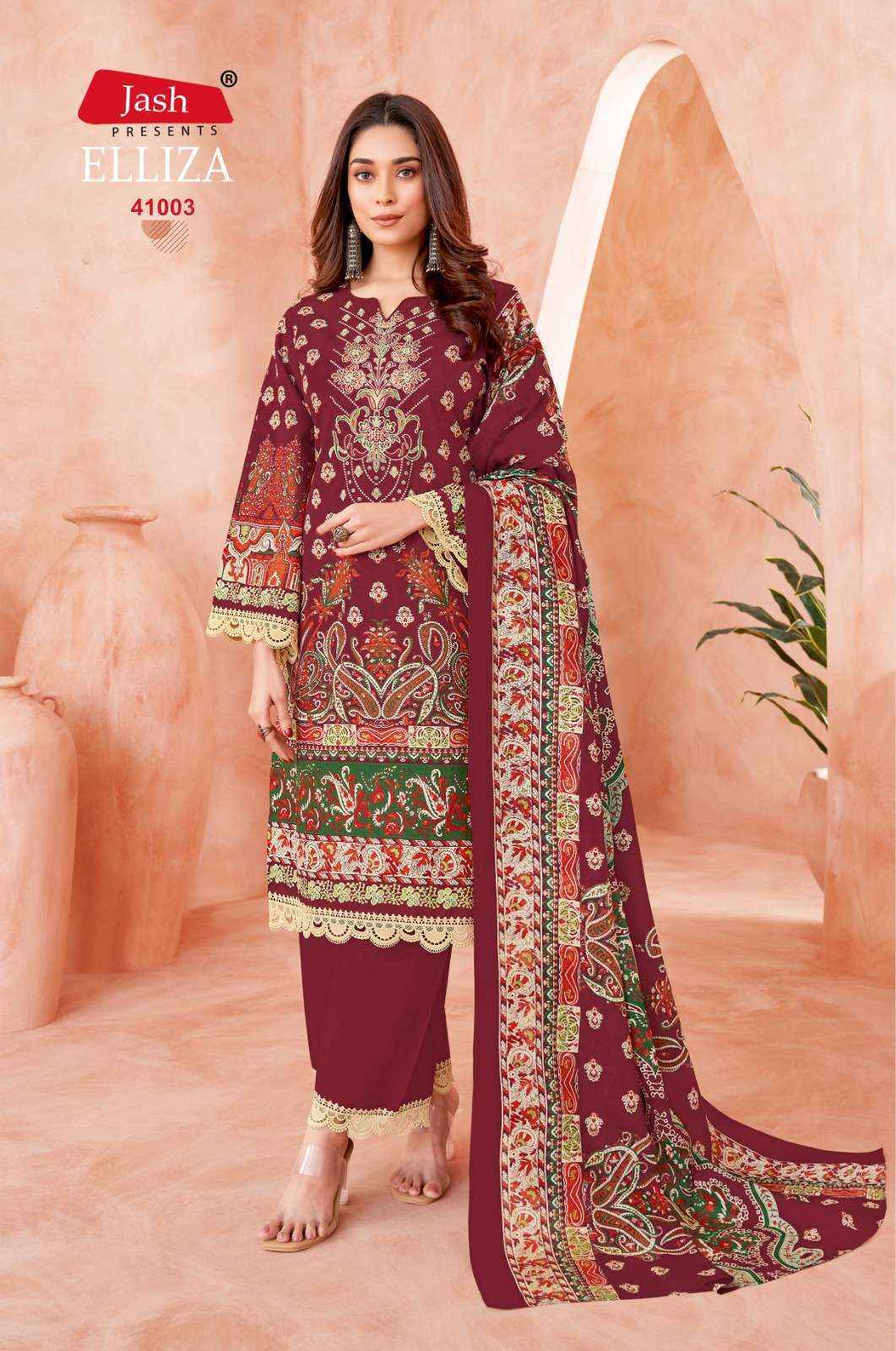 Jash Elliza Vol-41 Cotton Dress Material (10 pcs Catalogue)