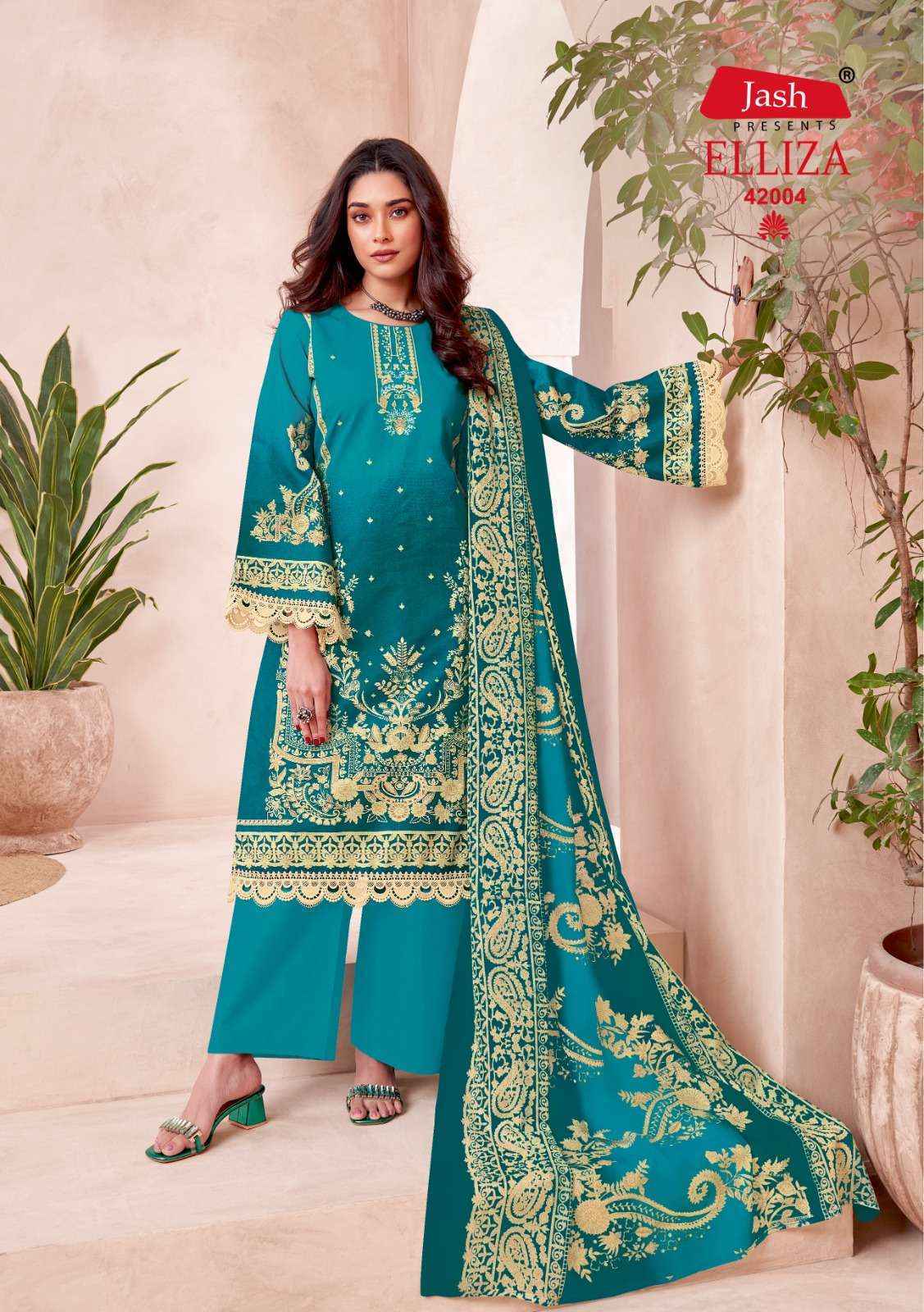Jash Elliza Vol-42 Cotton Dress Material (10 pcs Catalogue)