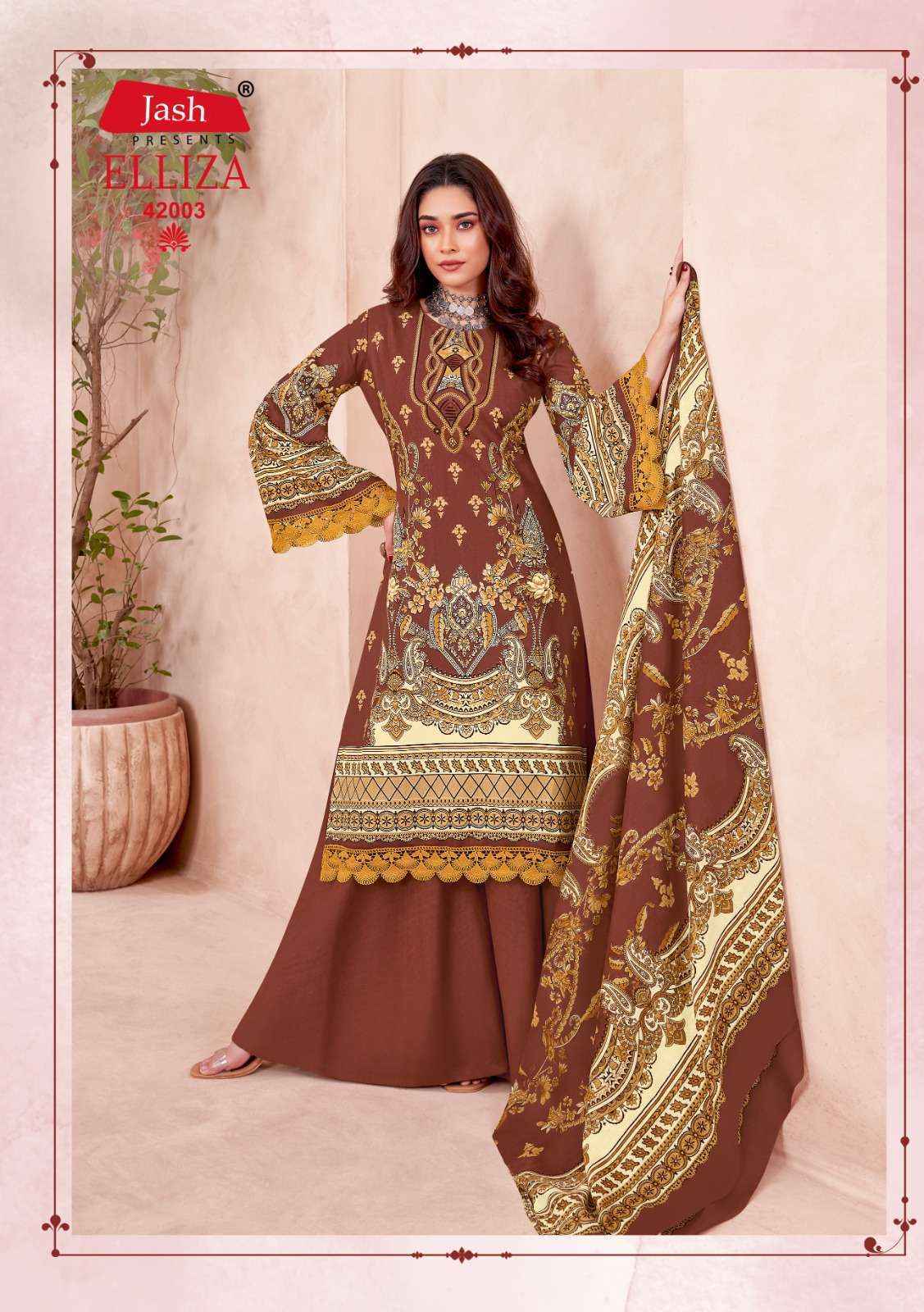 Jash Elliza Vol-42 Cotton Dress Material (10 pcs Catalogue)