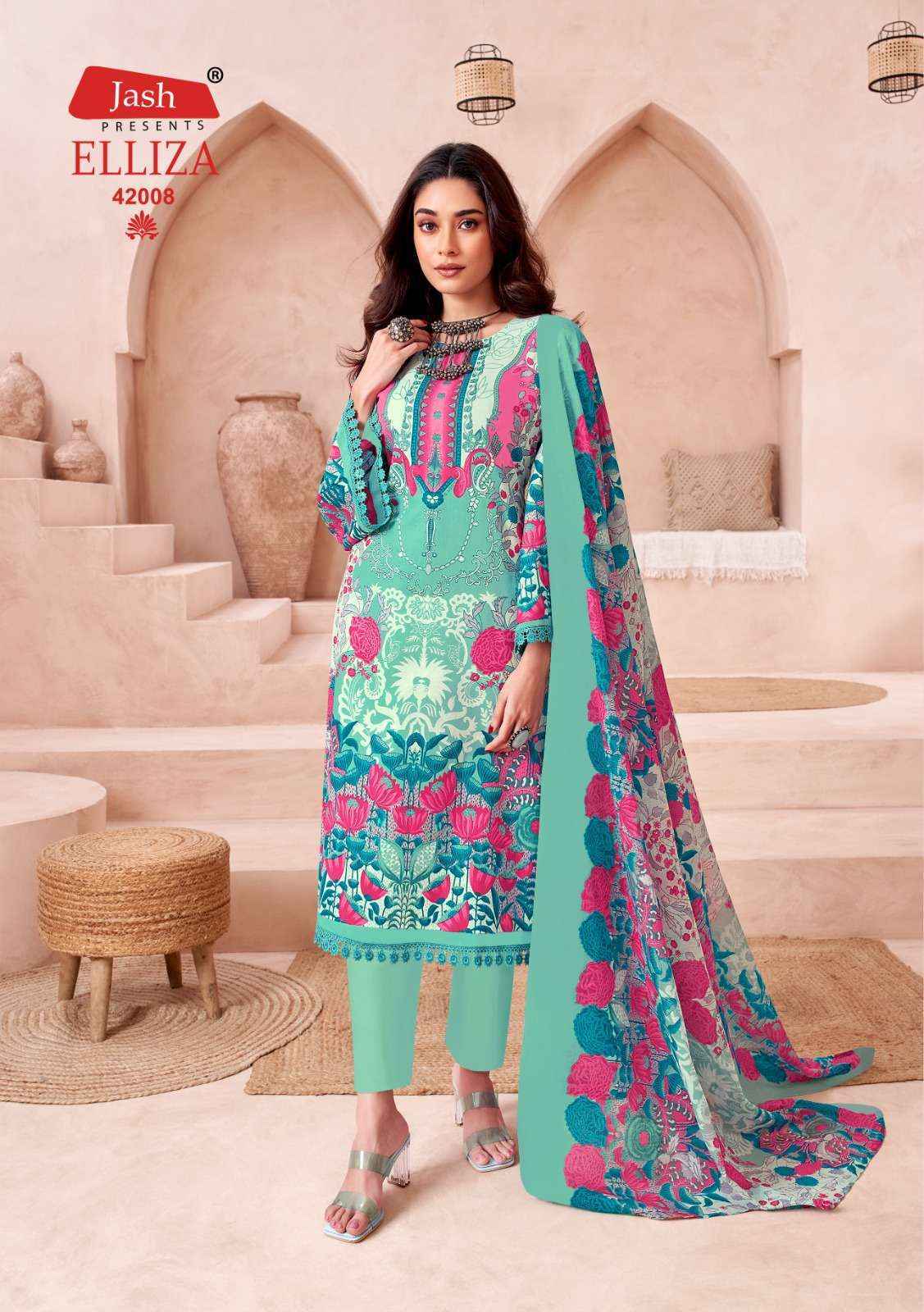 Jash Elliza Vol-42 Cotton Dress Material (10 pcs Catalogue)