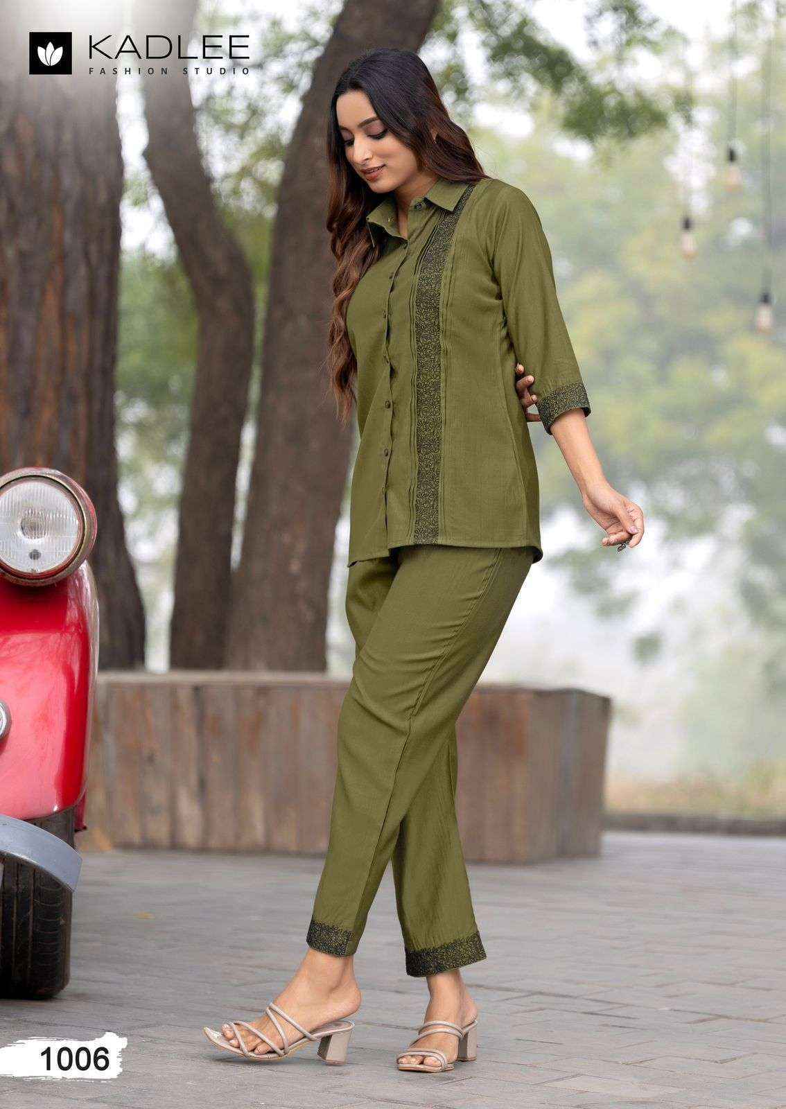 Kadlee High Touch Viscouse Co ord Set (6 pcs Catalogue)