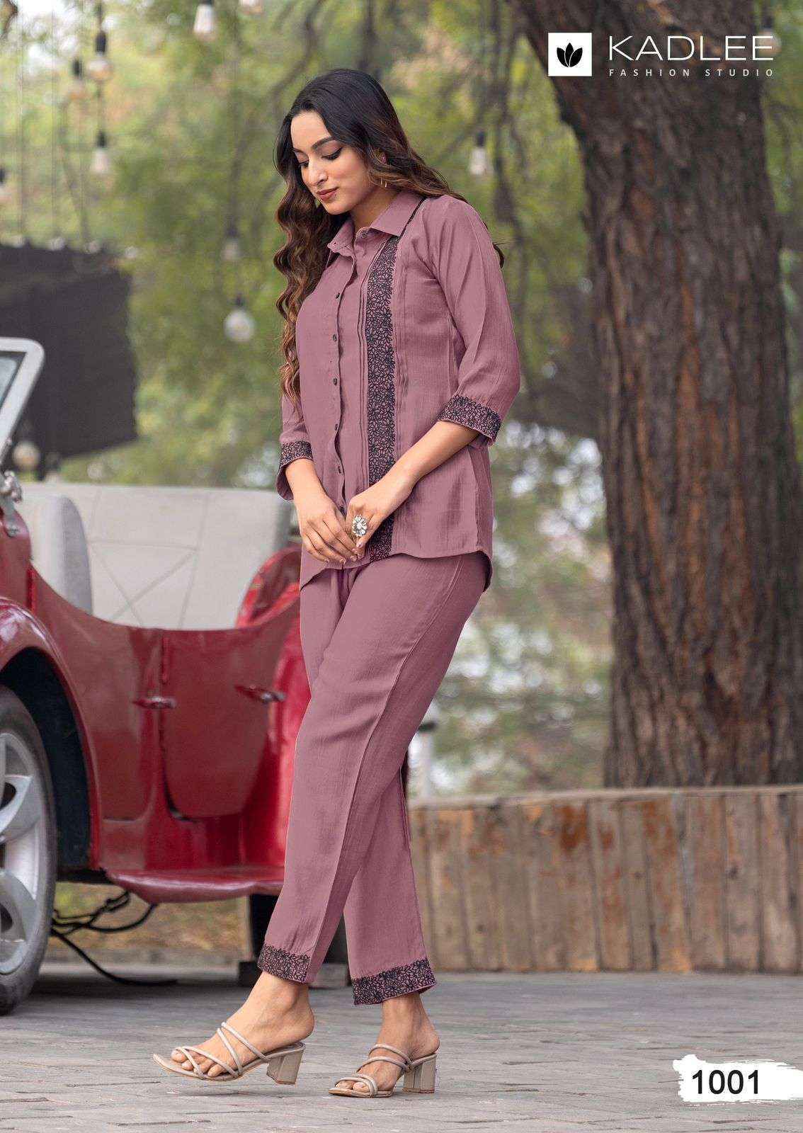 Kadlee High Touch Viscouse Co ord Set (6 pcs Catalogue)