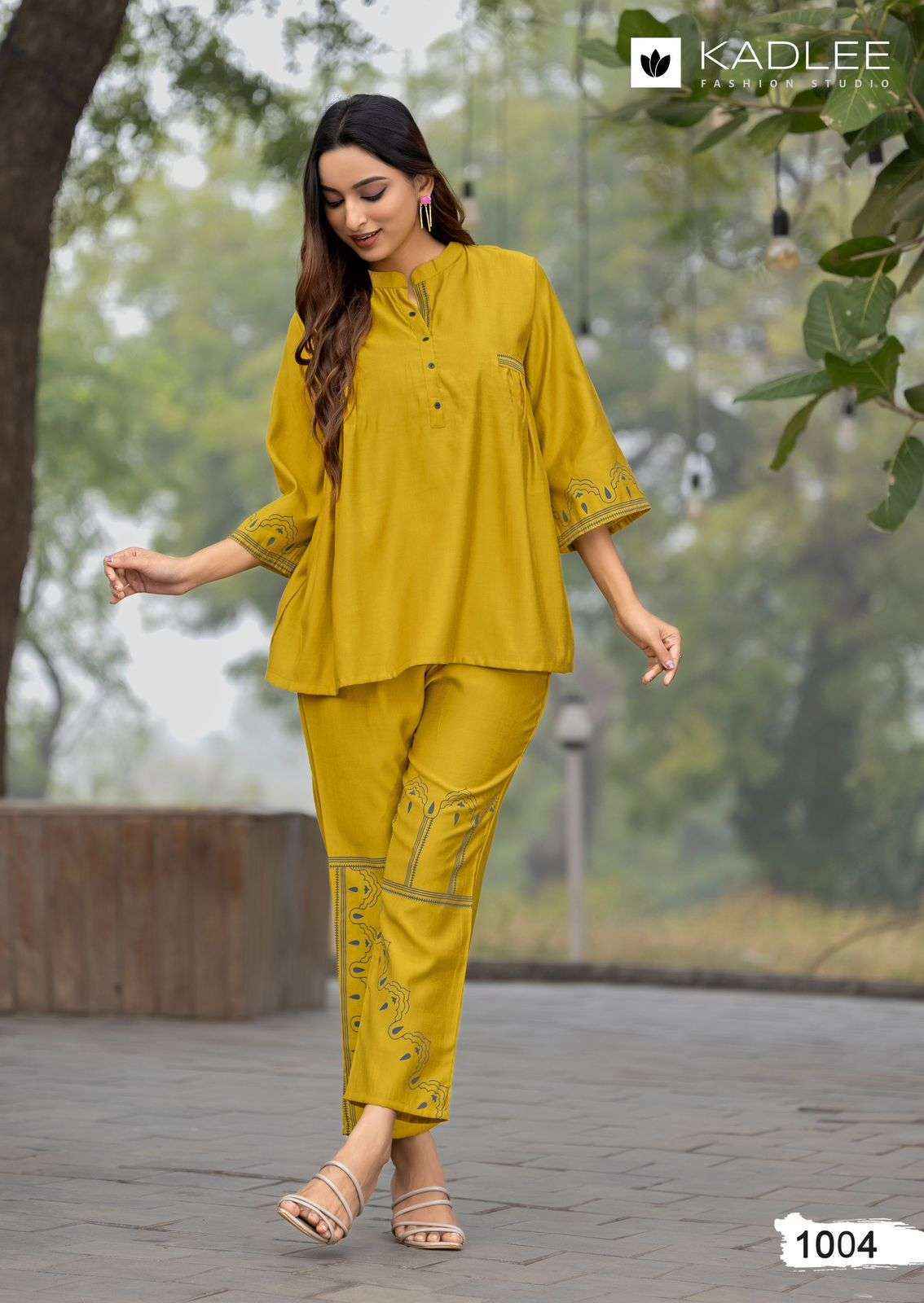 Kadlee High Touch Viscouse Co ord Set (6 pcs Catalogue)