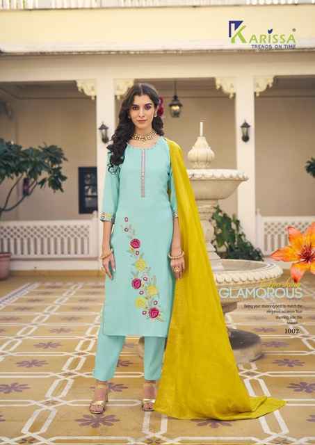 Karissa Inaya Viscouse Readymade Suit (4 pcs Catalogue)