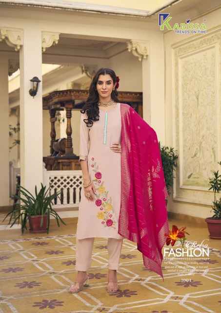 Karissa Inaya Viscouse Readymade Suit (4 pcs Catalogue)