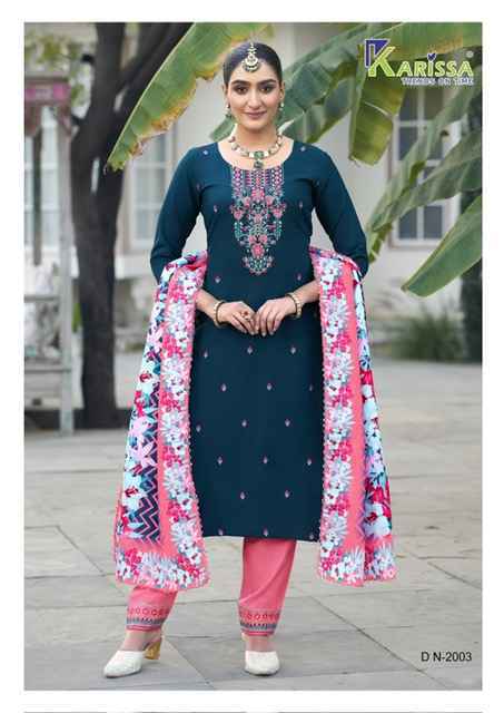 Karissa Latika Vol-2 Rayon Readymade Suit (6 pcs Catalogue)
