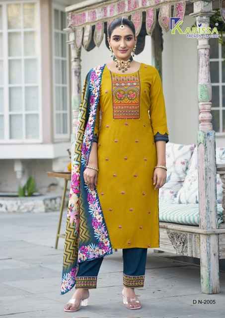 Karissa Latika Vol-2 Rayon Readymade Suit (6 pcs Catalogue)