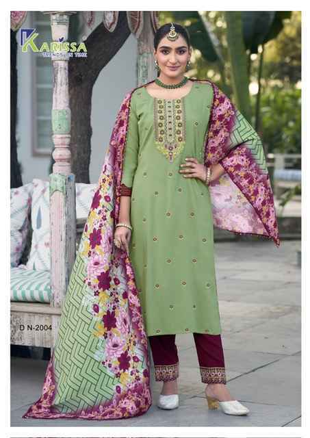Karissa Latika Vol-2 Rayon Readymade Suit (6 pcs Catalogue)