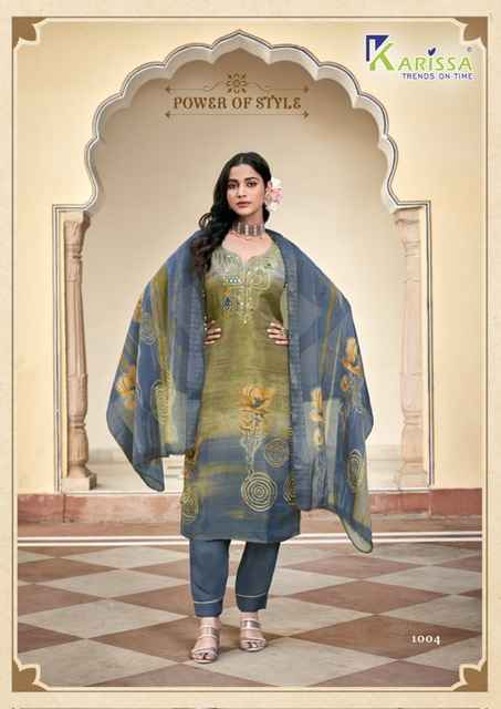Karissa Nisha Viscose Simmar Readymade Suit (4 pcs Catalogue)