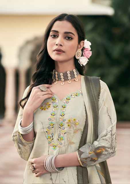 Karissa Nisha Viscose Simmar Readymade Suit (4 pcs Catalogue)