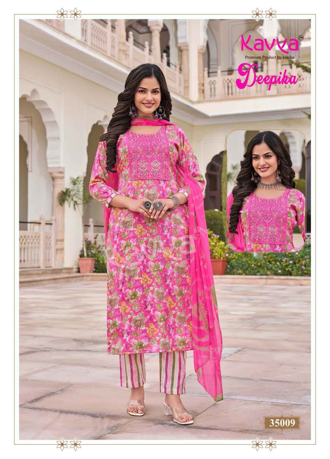 Kavya Deepika Vol-35 Capsule Readymade Suit (10 pcs Catalogue)