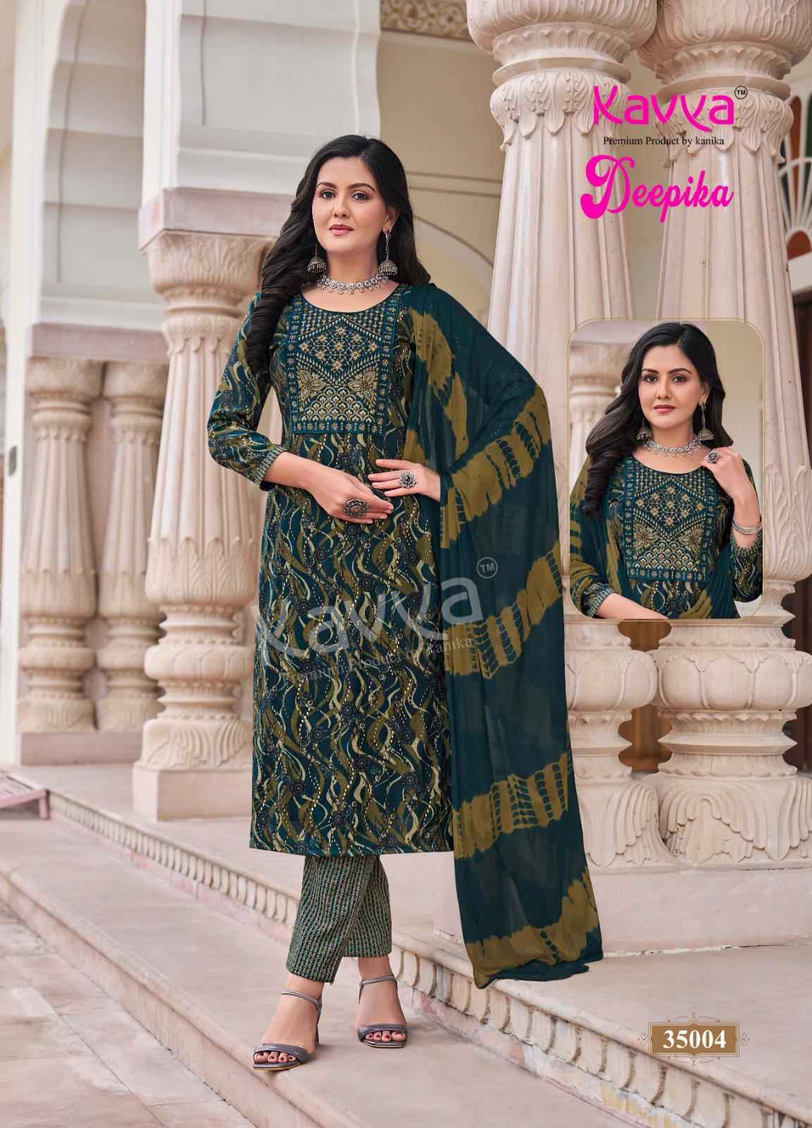 Kavya Deepika Vol-35 Capsule Readymade Suit (10 pcs Catalogue)