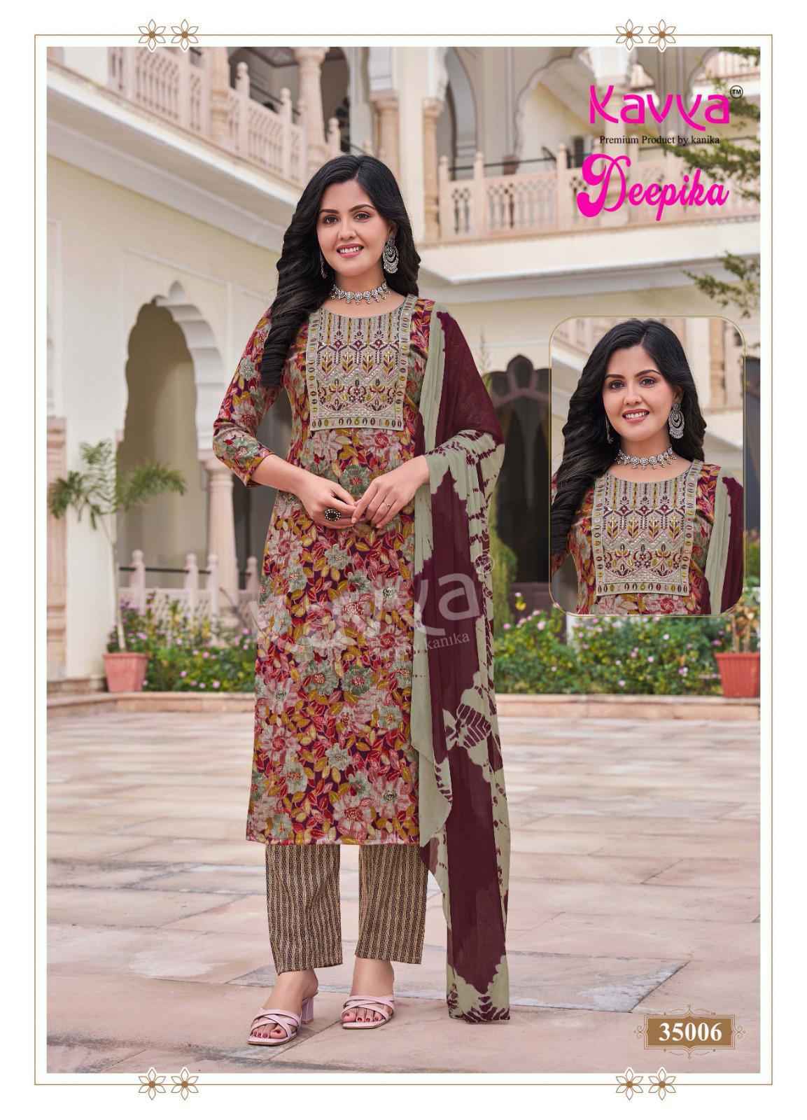 Kavya Deepika Vol-35 Capsule Readymade Suit (10 pcs Catalogue)