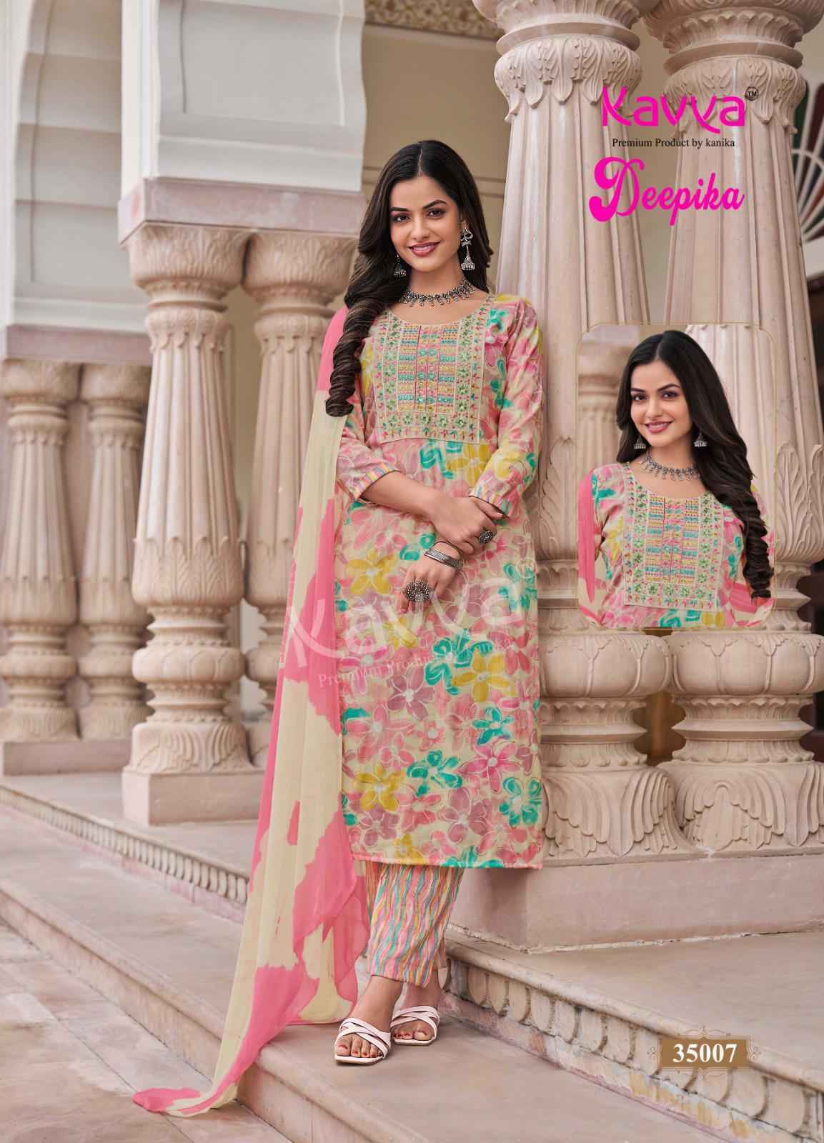 Kavya Deepika Vol-35 Capsule Readymade Suit (10 pcs Catalogue)
