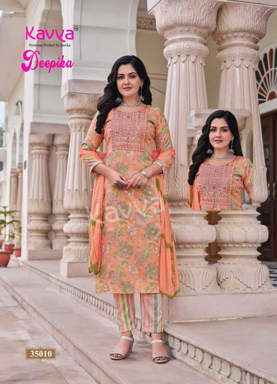 Kavya Deepika Vol-35 Capsule Readymade Suit (10 pcs Catalogue)