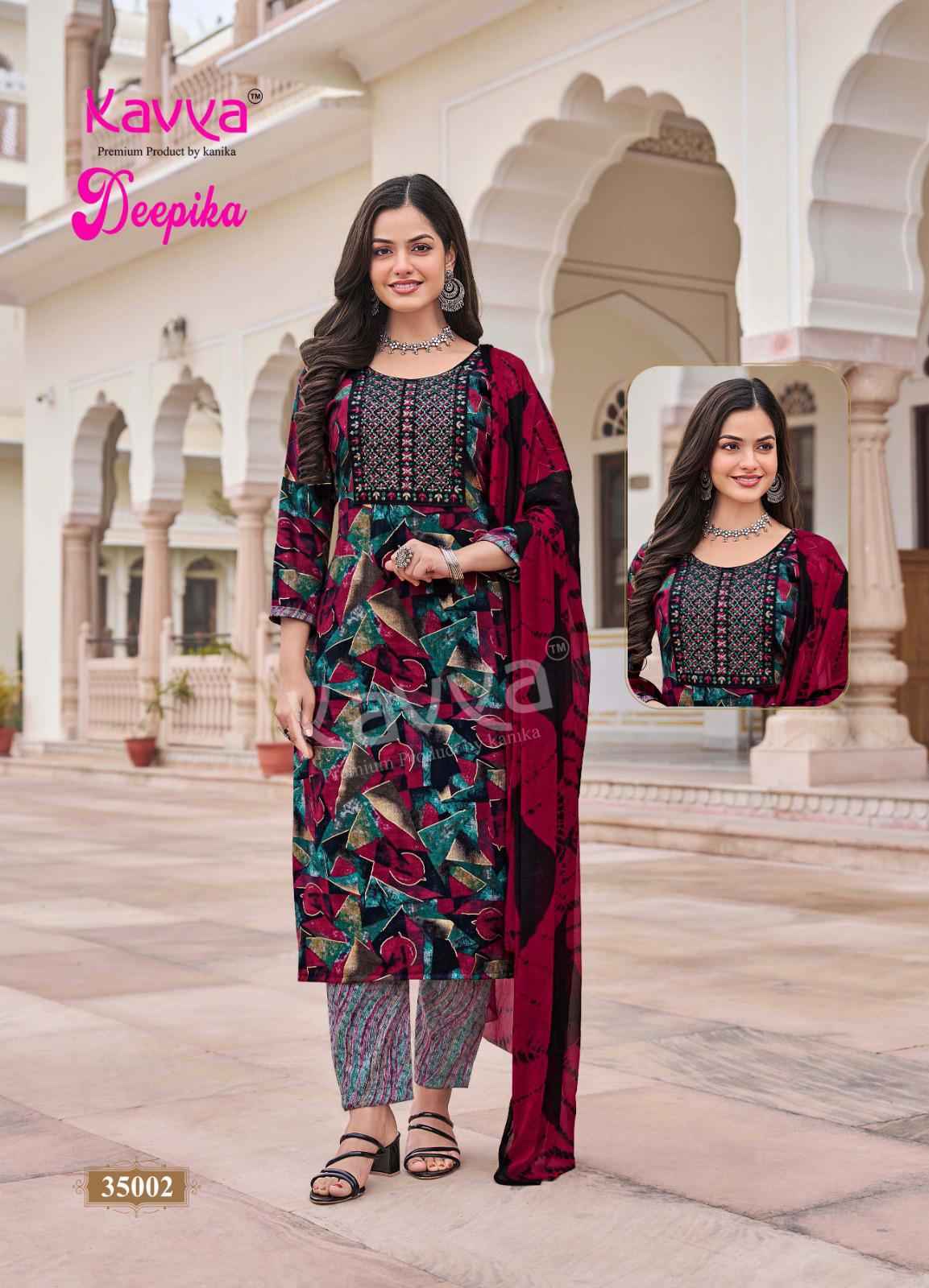 Kavya Deepika Vol-35 Capsule Readymade Suit (10 pcs Catalogue)