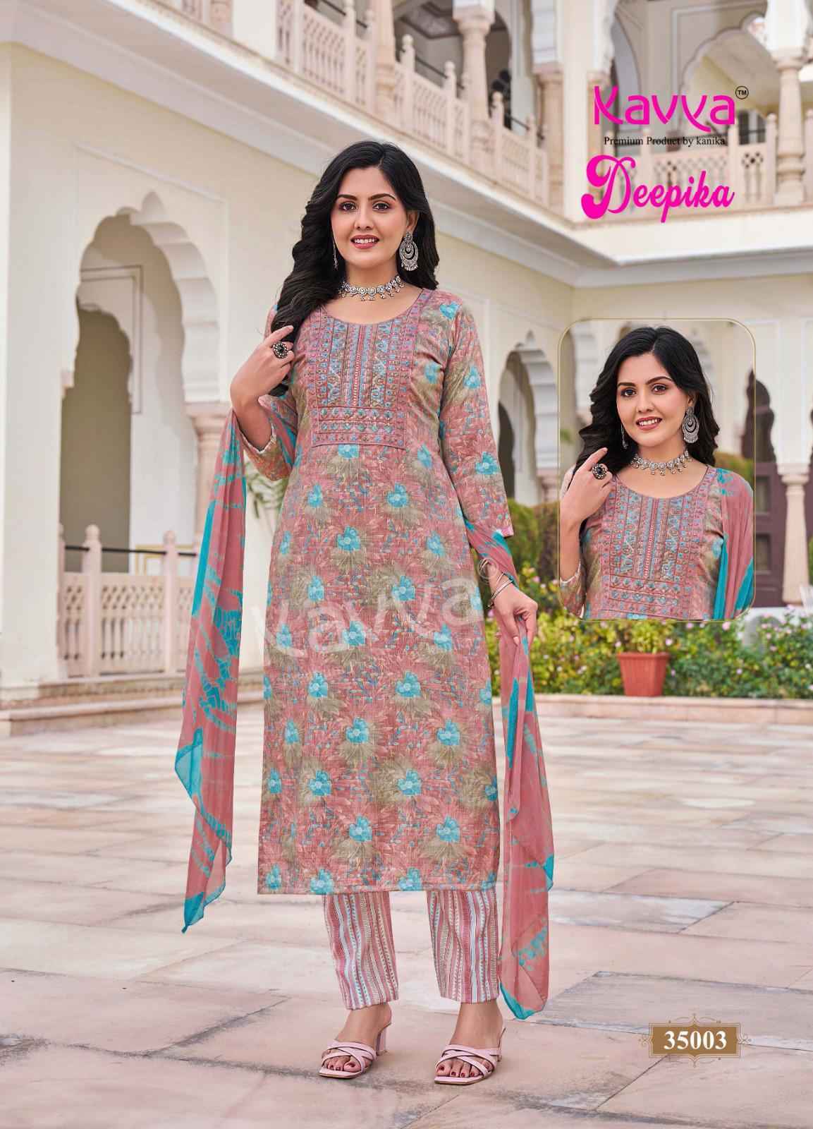 Kavya Deepika Vol-35 Capsule Readymade Suit (10 pcs Catalogue)