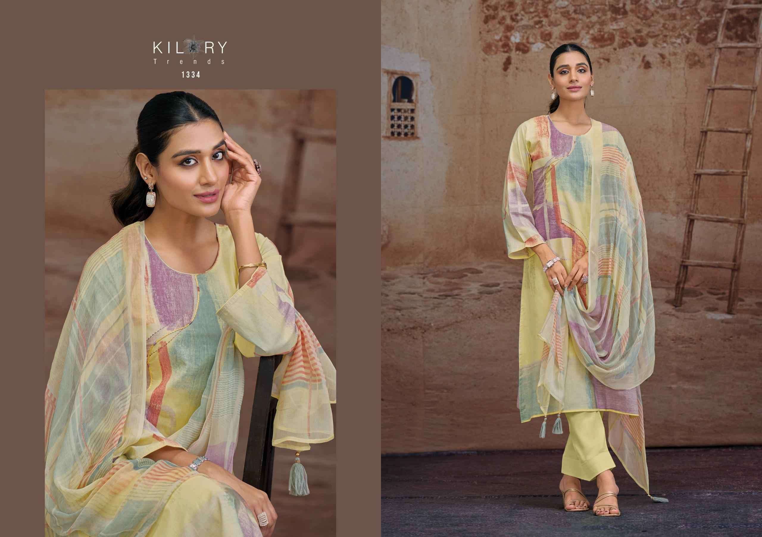 Kilory Trends Ruwaa Cotton Dress Material (4 pcs Catalogue)