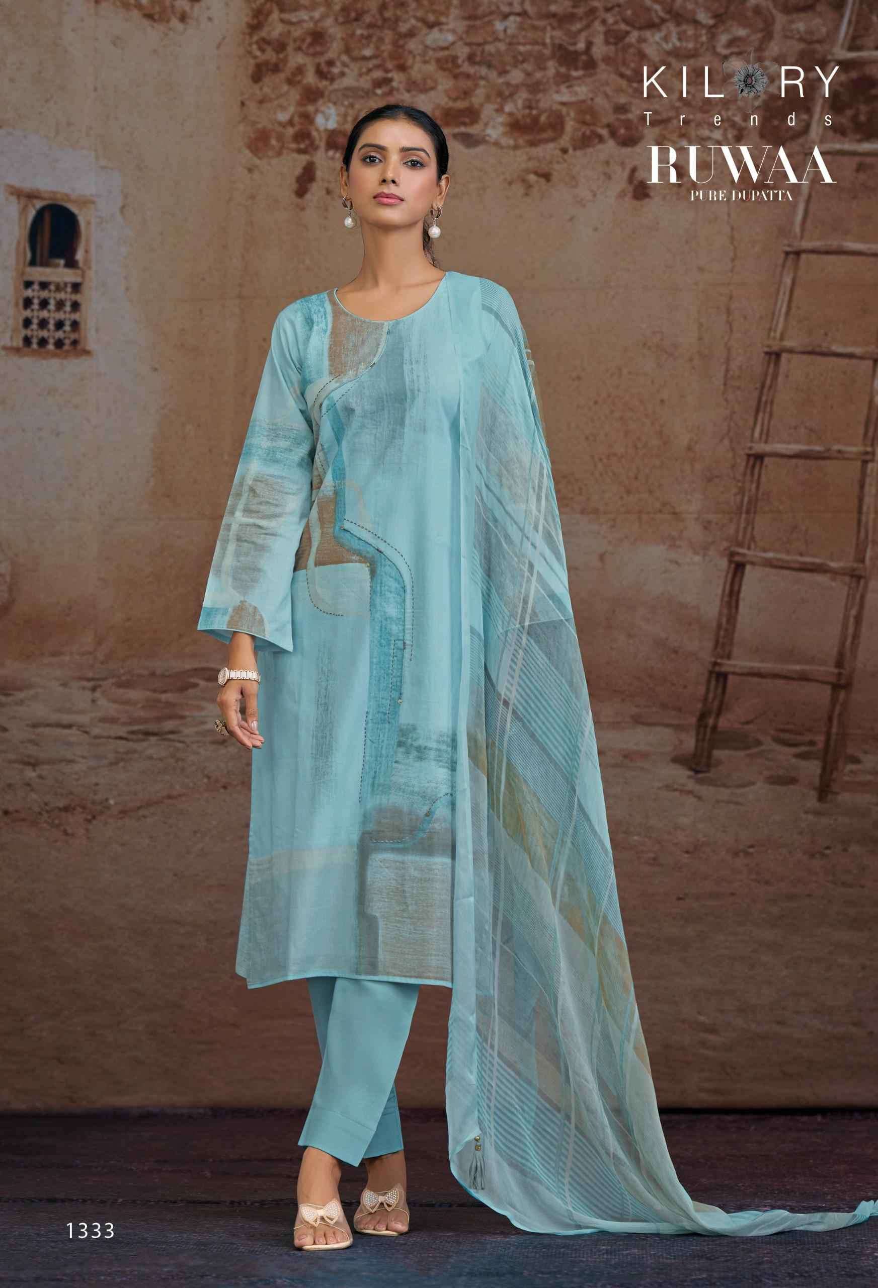 Kilory Trends Ruwaa Cotton Dress Material (4 pcs Catalogue)