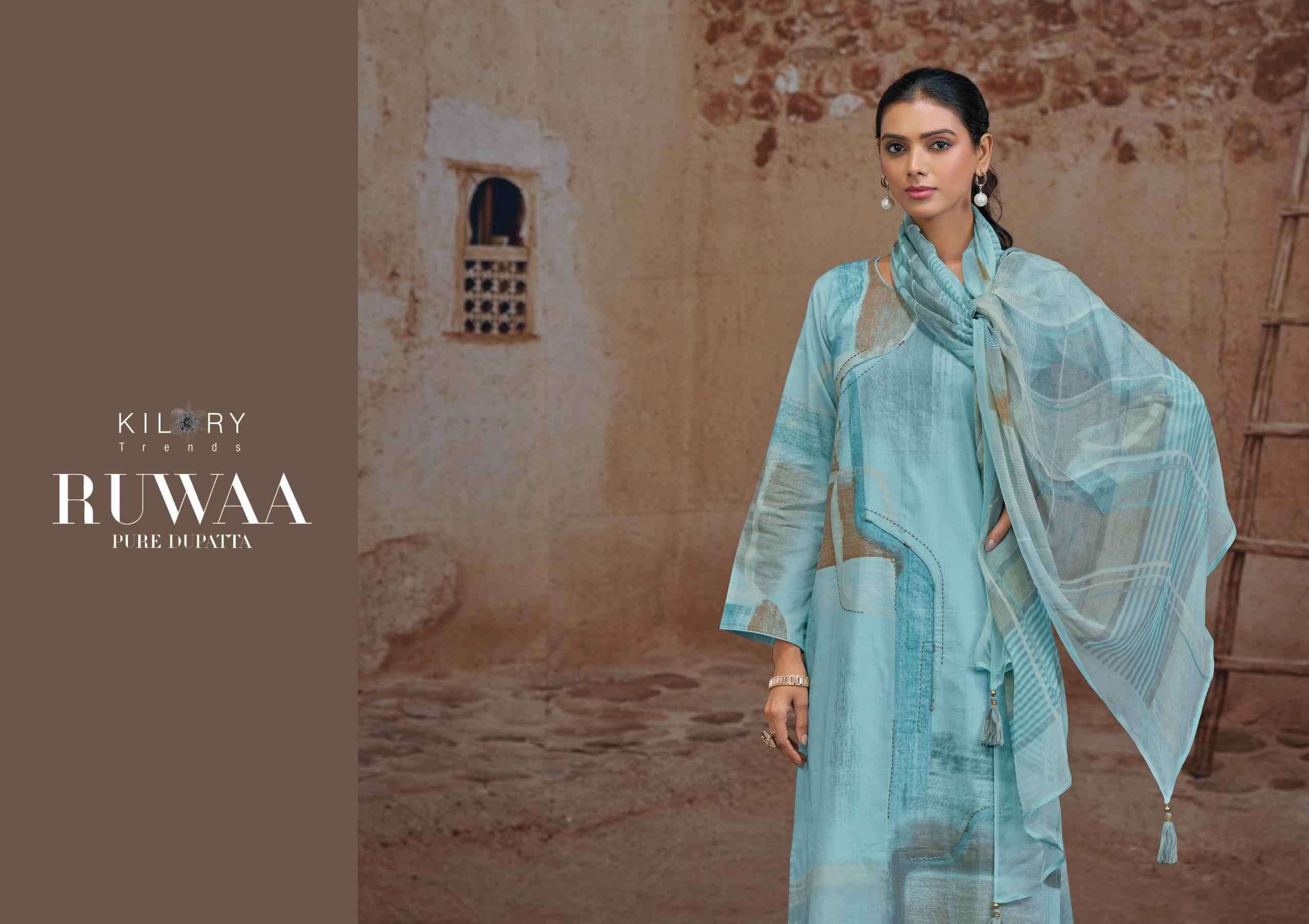 Kilory Trends Ruwaa Cotton Dress Material (4 pcs Catalogue)