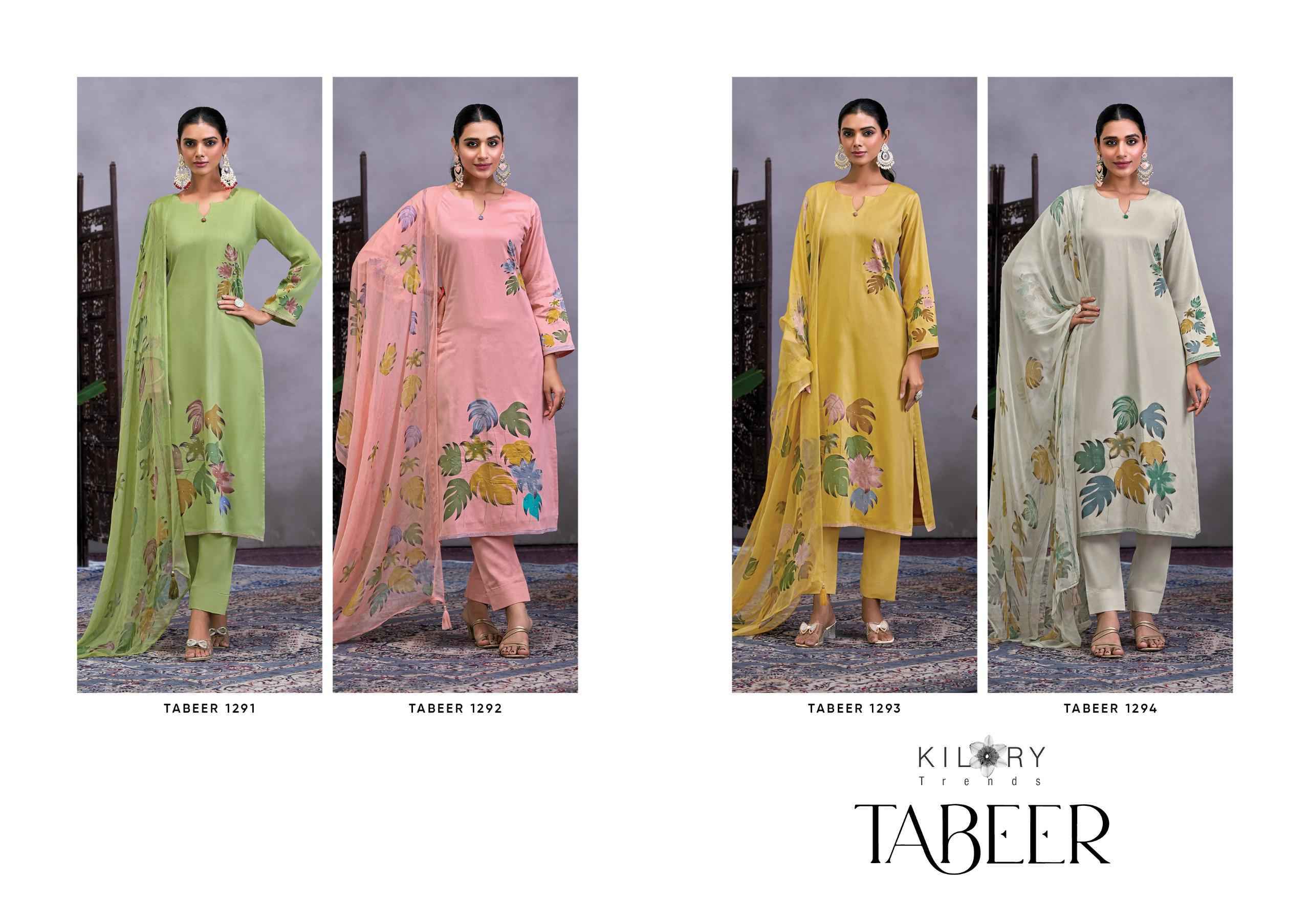 Kilory Trends Tabeer Jam Cotton Dress Material 4 pcs Catalogue