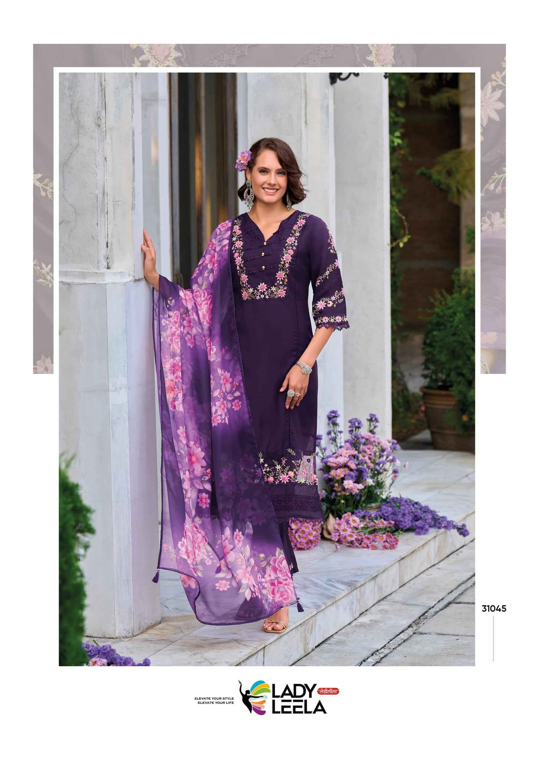 Lady Leela Charchay Viscouse Readymade Suit (6 pcs Catalogue)